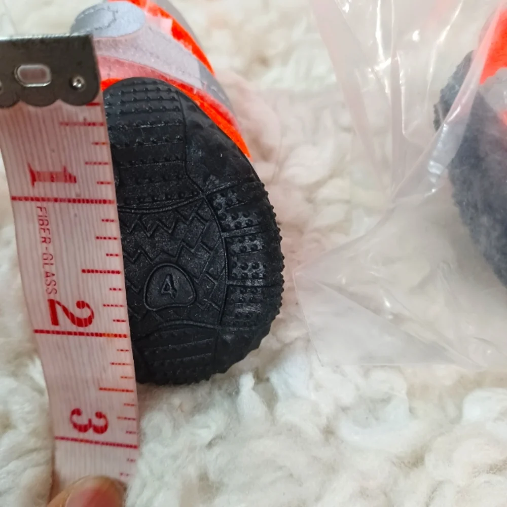 Nereids 4pcs Dog/Cat Boots  color:Orange Red